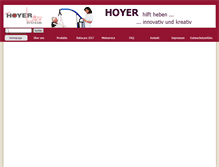 Tablet Screenshot of hoyer-lifter.com